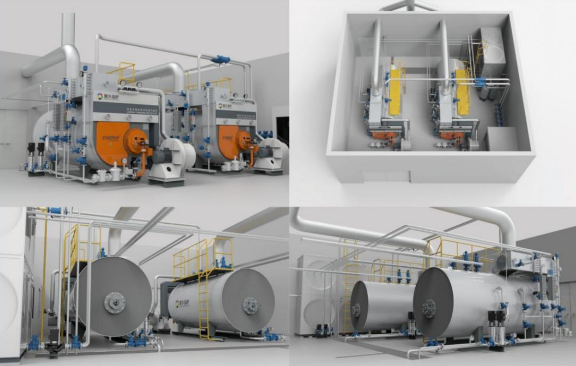 Конденсационный паровой котел с утилизацией отработанного тепла Описание продукта